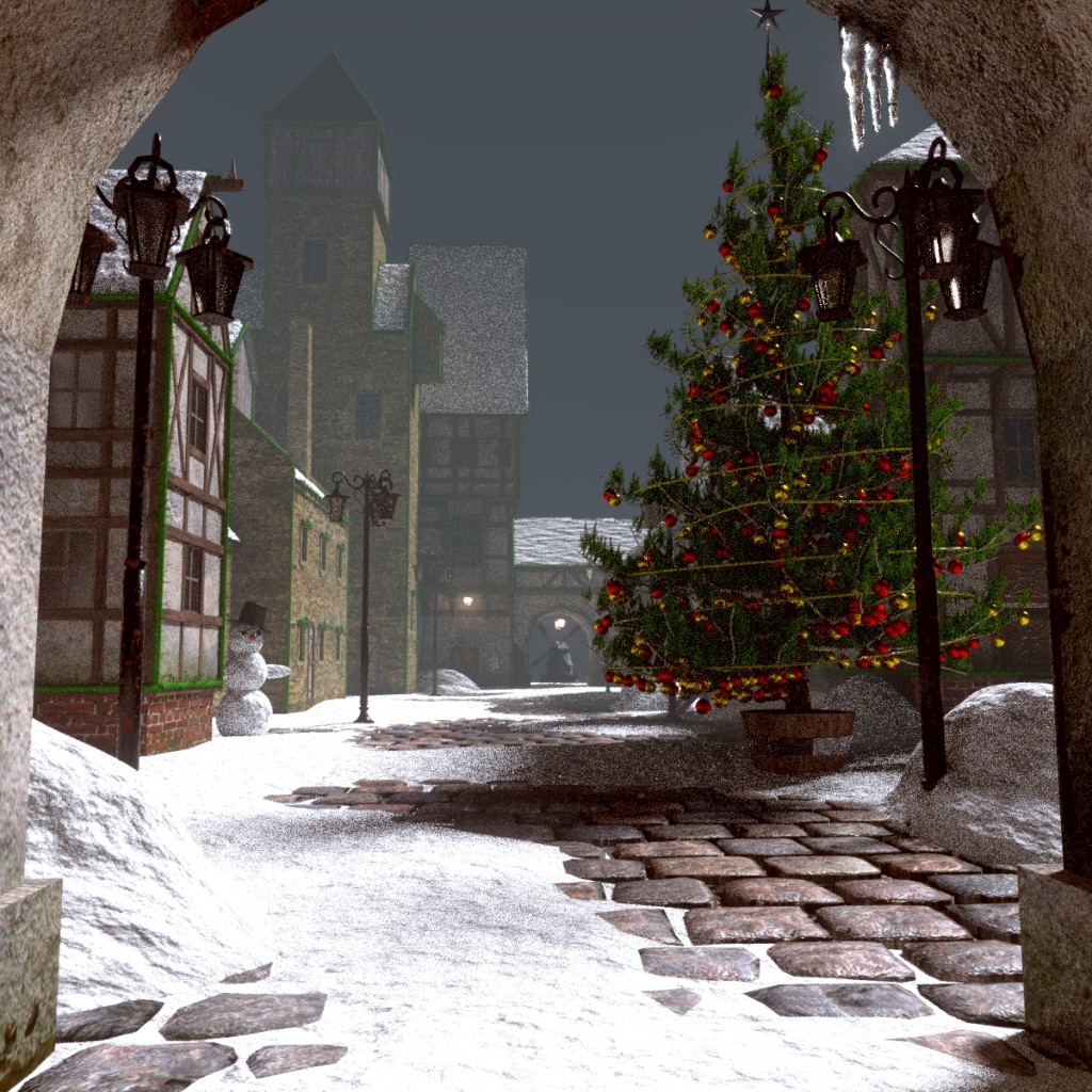 Medieval christmas scene preview image 4